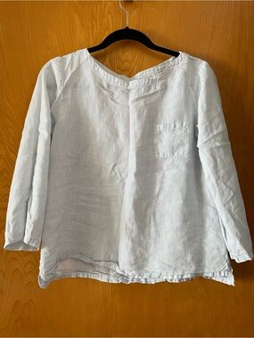 Linen Muji top